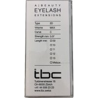 A-Beauty-Lashes, 3D / volume / C / 10mm